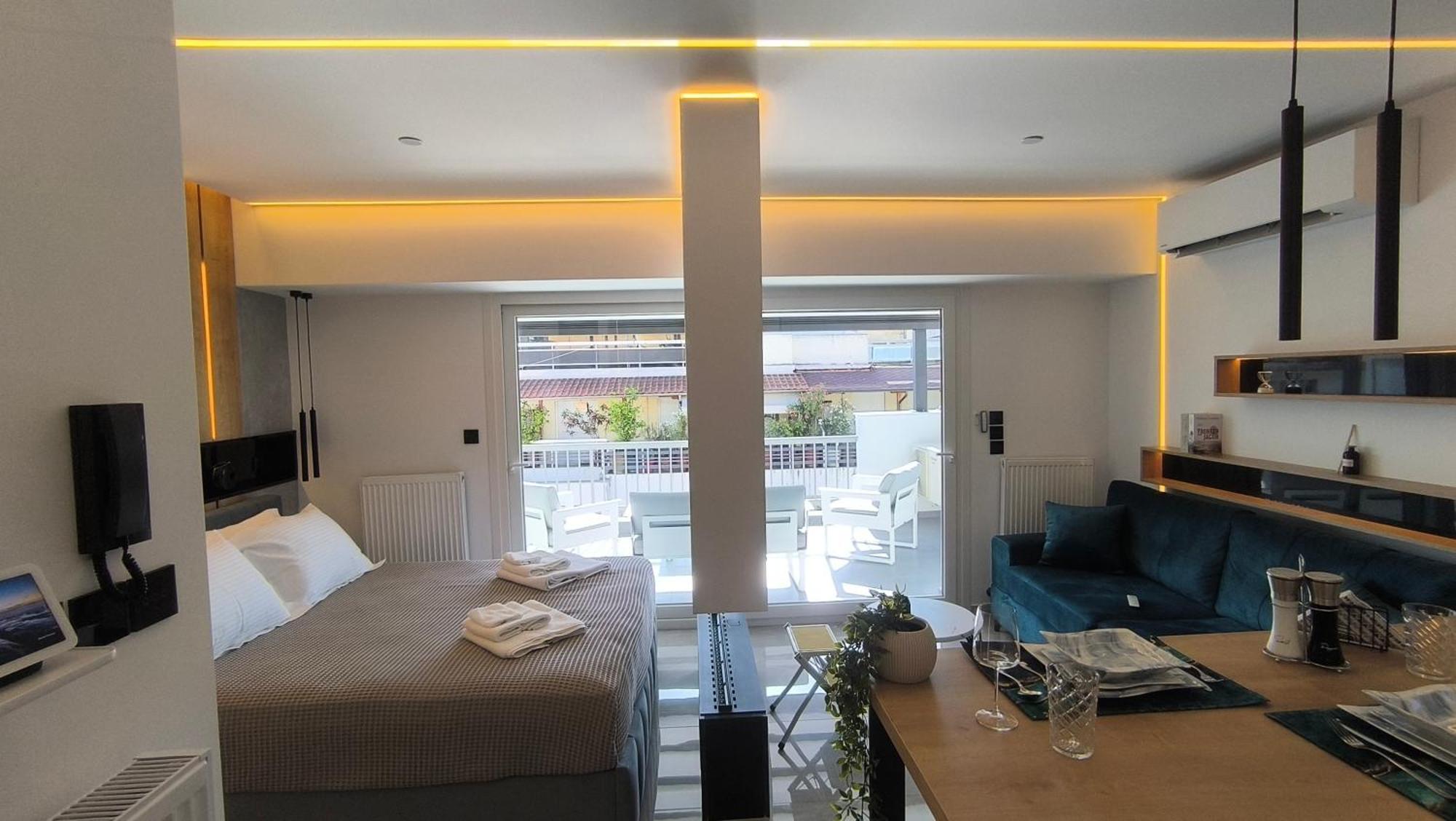 Larisa Absolute Suites, Sky View Smart Home Zewnętrze zdjęcie