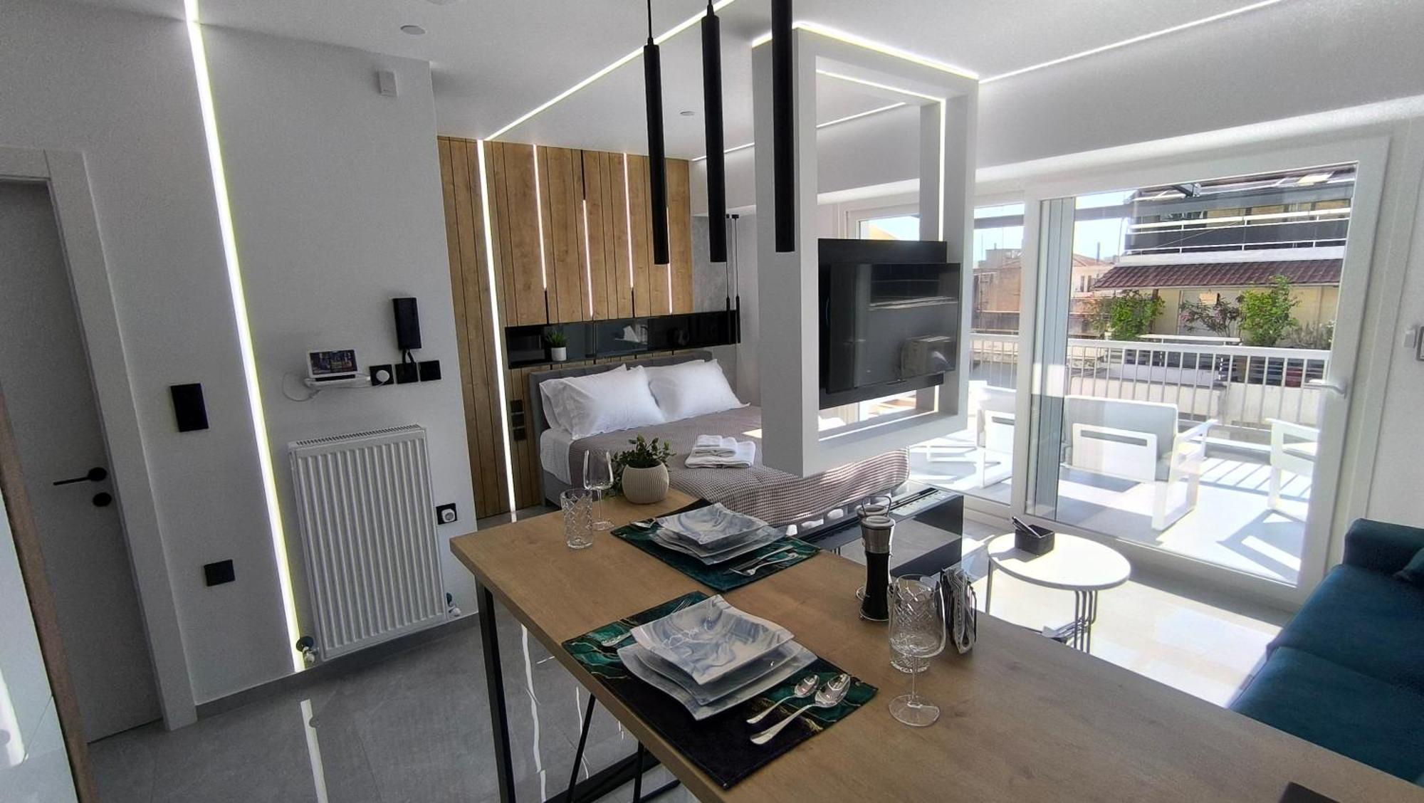 Larisa Absolute Suites, Sky View Smart Home Zewnętrze zdjęcie