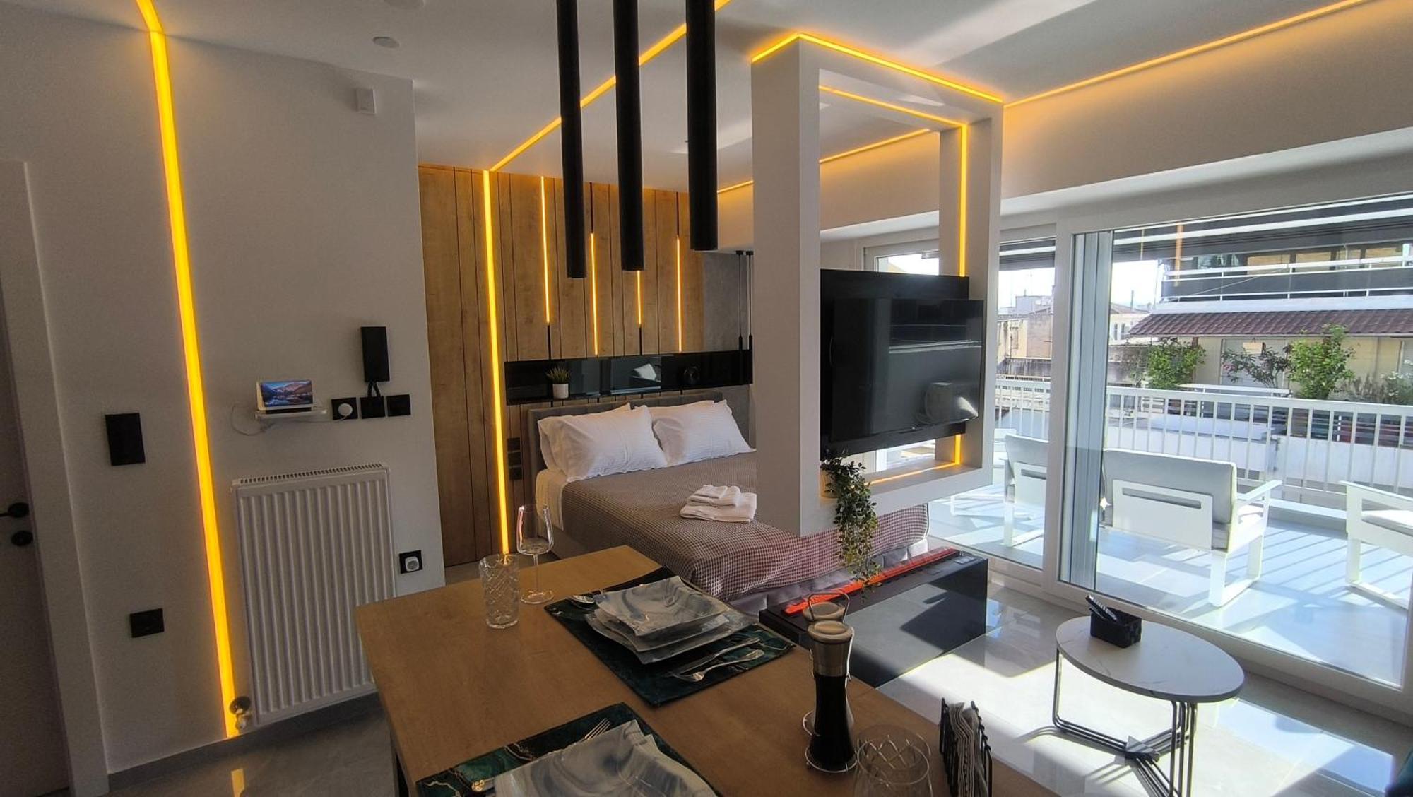Larisa Absolute Suites, Sky View Smart Home Zewnętrze zdjęcie