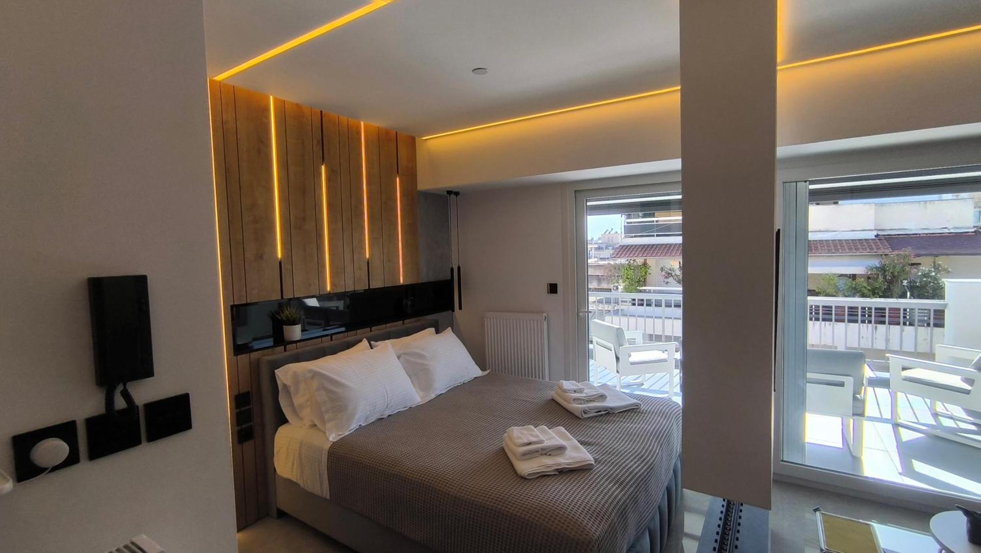 Larisa Absolute Suites, Sky View Smart Home Zewnętrze zdjęcie